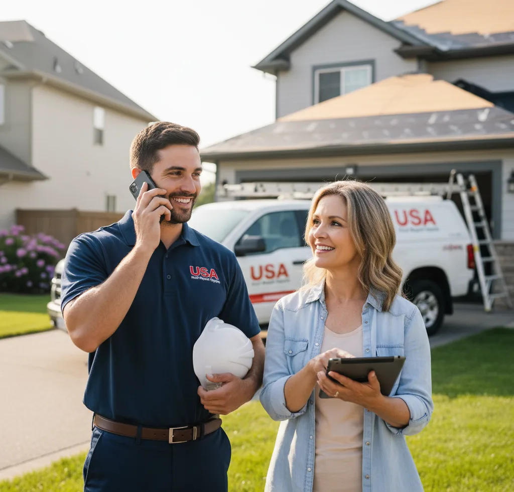 USA Roof Repair Experts customer support in New Berlin